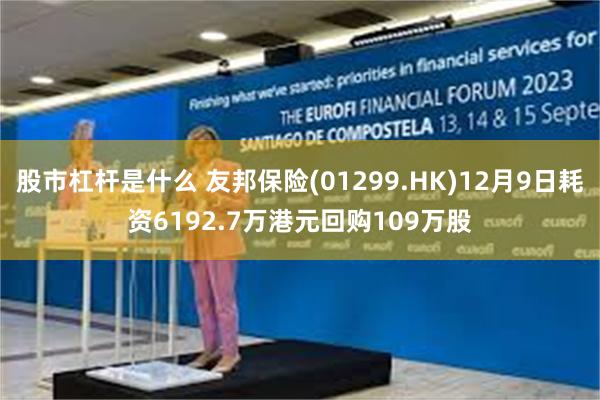 股市杠杆是什么 友邦保险(01299.HK)12月9日耗资6192.7万港元回购109万股
